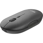 TRUST PUCK/Cestovní/Optická/1 600 DPI/USB+BT/Černá