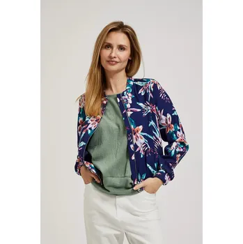 Dámská vzorovaná bunda - námořnická Marisse modrá | bílá | tyrkysová | zelená | vícebarevná | vícebarevná 2710560