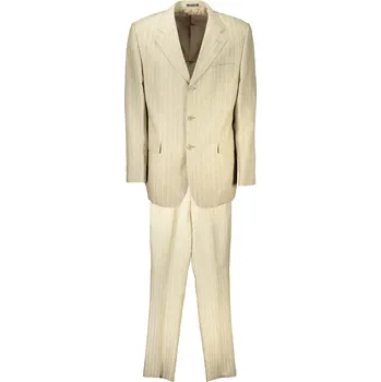 Pánský oblek Klasický oblek Verri Milano béžový VERRI MILANO bílá | krémová 3368237