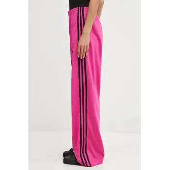 Tepláky adidas Originals Firebird Tp dámské, růžová barva, s aplikací, JY2696, M, 42M