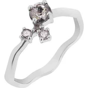 Prsten Cluster prsten se salt and pepper diamanty Roche