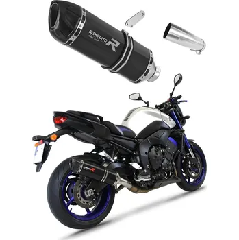 Výfuk pro motocykl Laděný výfuk Dominator FZ 8 N / FZ8 S FAZER výfuk HP1 tlumič výfuku ČERNÝ 2010 - 2016 + dB killer medium