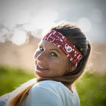 Sportovní čelenka BOSA sportovní čelenka ELASTIC Mozaik red