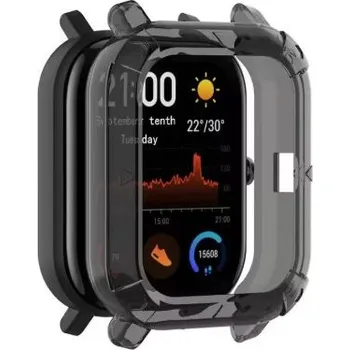 Příslušenství k chytrým hodinkám Silikonový rámeček pro Amazfit GTS - Černý