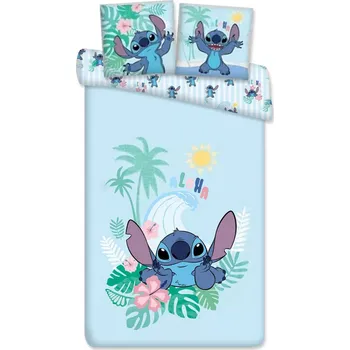 Povlečení Lilo and Stitch Povlečení Lilo Stitch Aloha světle modré 140 x 200, 70 x 90 cm