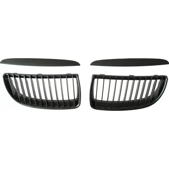 Kapota Přední maska, ledvinky, mřížky černá matná BMW 3 E90 E91 (2004-2008) - sada L+P