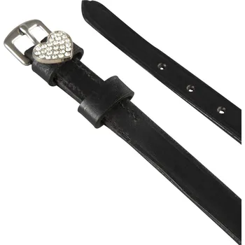 Ostruha EQUESTRO Řemínky ke špornám Cuore Equestro, černé