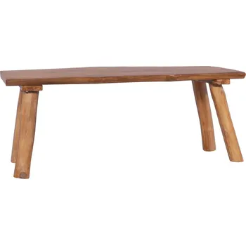 Zahradní lavice vidaXL Marketos Zahradní lavice 120 cm masivní teakové dřevo