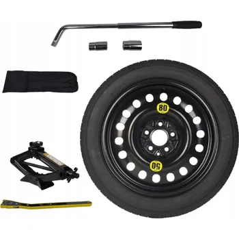 Plechové kolo Dojezdové kolo Audi Q3 I Volkswagen TIGUAN I R18 5x112 + sada