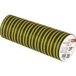 EMOS Izolační páska PVC 19mm / 20m zelenožlutá