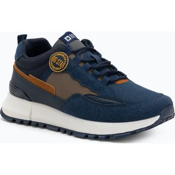 Pánské tenisky Pánské boty BIG STAR RR174279 navy/khaki/orange