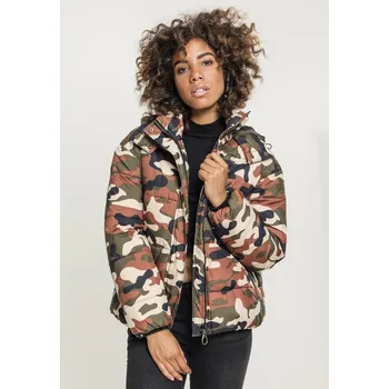 Dámská větrovka Dámská bunda Urban Classics Camo Urban Classics hnědá 1751680
