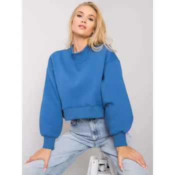 Dámská mikina Sweatshirt-RV-BL-6992.69-dark blue BASIC Feel Good modrá 3292610