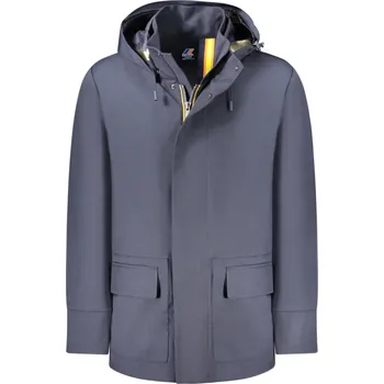 Pánský zimní kabát K-WAY pánský modrý trenčkot K-Way modrá 3360221