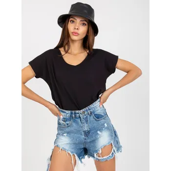 T-shirt-B-014.34-black BASIC Feel Good černá 3295352