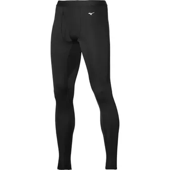 Pánské legíny Pánské dlouhé sportovní legíny Mizuno Mid Weight-Light Long Tight velikost M black