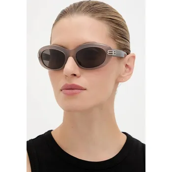 Sluneční brýle Sluneční brýle Balenciaga dámské, šedá barva, BB0431S 90X, vel. 57
