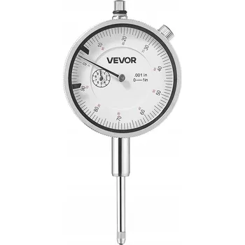 Hodinkový úchylkoměr s přesností 0,03 mm, rozsah 0–25,4 mm, profesionální pro měření