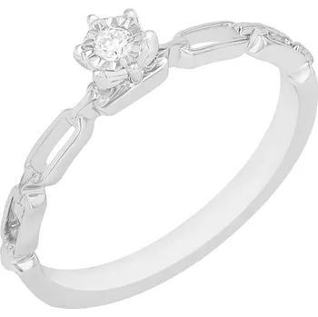 Prsten Netradiční diamantový prsten Suzanne