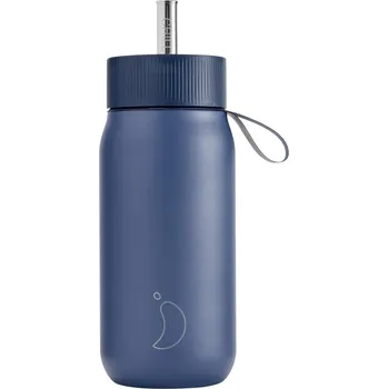 Chilly's Bottles, Termohrnek Series 2 se slámkou, 750 ml, tmavě modrý - Formadore
