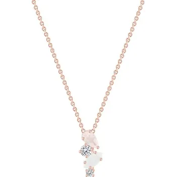 Šperk Stříbrný přívěsek s měsíčním kamenem, růženínem a topazy Daisi