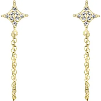 Šperk Visací náušnice s lab-grown diamanty Jonas