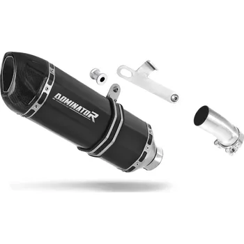 Výfuk pro motocykl Laděný výfuk Dominator Suzuki GSF BANDIT 400 1989 - 1990 výfuk HP1 BLACK + tlumič výfuku dB killer