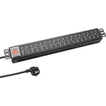 19" napájecí panel 1,5U, 9x USB A, 9x USB C, vypínač, 3m