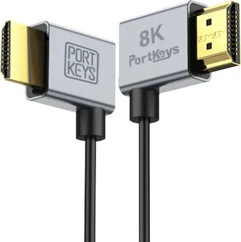 Video kabel Portkeys 8K HDMI cable A to A Combo Pack (1m + 0,3m)