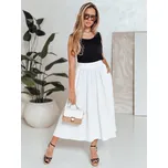 Bílá maxi sukně CISTAL DStreet černá | bílá 3379915