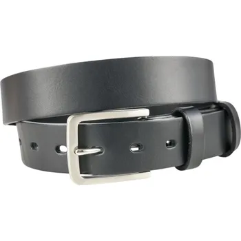 Opasek Kožedělník Charles opasek - černý Vyberte délku vašeho pasu: S - dírky na obvod 80 – 95 cm, celý opasek včetně spony dlouhý cca 107 cm (0 Kč) Pánský kožený opasek do kalhot