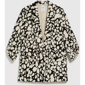 Dámské sako Dámské sako se vzorem Moodo černá | šedá | krémová 2645272