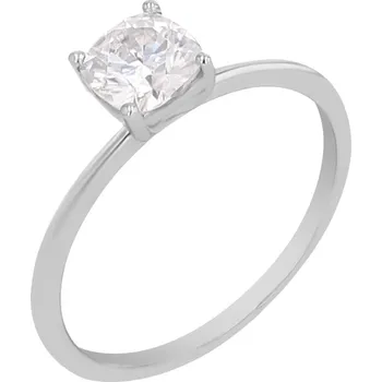 Prsten Zásnubní prsten s cushion moissanitem s výběrem velikosti Macey