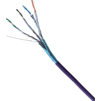 Síťový kabel BELDEN F/FTP Cat.6A LSOH, plášť fialový 100m