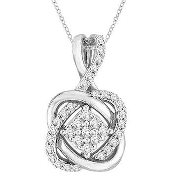 Přívěsek Proplétaný přívěsek s lab-grown diamanty Beavis