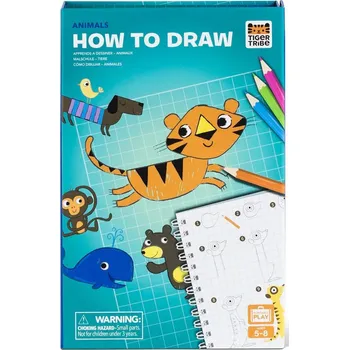omalovánky Tiger Tribe How to Draw - Animals