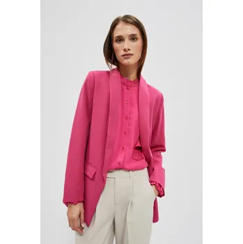 Dámské sako Jednořadé hladké sako Moodo černá | bílá | růžová | fuchsiová | vícebarevná 2179198