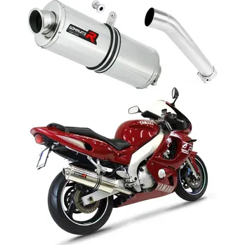 Výfuk pro motocykl Laděný výfuk Dominator Yamaha YZF 600 R Thundercat 1996 - 2006 výfuk OV tlumič + dB killer medium