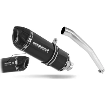 Výfuk pro motocykl Laděný výfuk Dominator Yamaha YZF R6 1999 - 2002 Homologovaný výfuk HP1 ČERNÝ tlumič výfuku