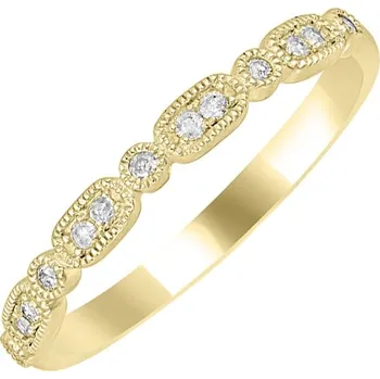 Prsten Romantický eternity prsten s lab-grown diamanty Liam