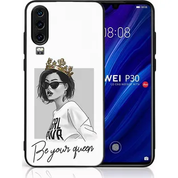 Pouzdro na tablet VSECHNONAMOBIL 123727 MY ART Ochranný obal pro Huawei P30 QUEEN (139)