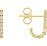 Minimalistické náušnice s diamanty Passang