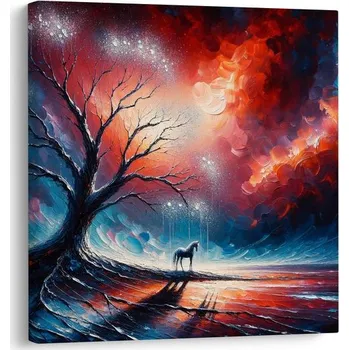 Obraz Dovido Obraz strom života pod hvězdnou oblohou