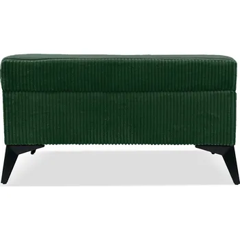 Taburet Taburet TINA s úložným prostorem - tmavězelený - manšestr - LINCOLN 39