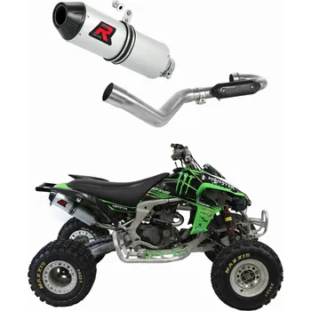 Výfuk pro motocykl Laděný výfuk Dominator Kawasaki KFX 450 2008 - 2014 Kompletní výfukový systém MX2 + dB killer medium