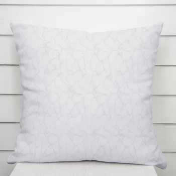 Povlak na dekorativní polštářek Dekorační povlak na polštář Monako PM-123 Mramor bílý 50 x 50 cm