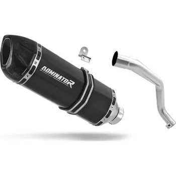 Výfuk pro motocykl Laděný výfuk Dominator Honda CB 600F HORNET 1998 - 2002 výfuk HP1 BLACK + dB killer