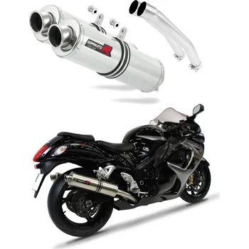 Výfuk pro motocykl Laděný výfuk Dominator Suzuki GSXR 1300 Hayabusa 2008 - 2019 výfuk ST + tlumič hluku střední