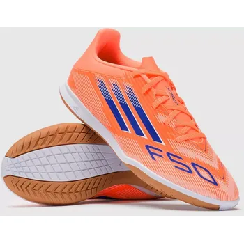 Dětská sálová obuv Dětské sálovky adidas F50 Club IN J oranžová/modrá (11K uk/ 29EU/ 17,4cm)