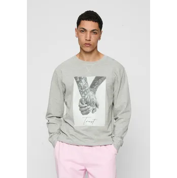 Pánská móda Důvěra 2.0 Crewneck šedá Mister Tee šedá 2551033